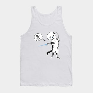 Pew pew laser cat Tank Top